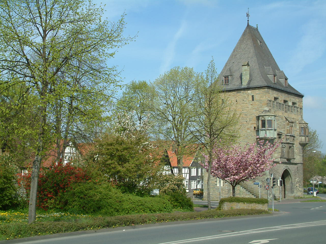 Osthofentor in Soest als Teil der Wallanlage