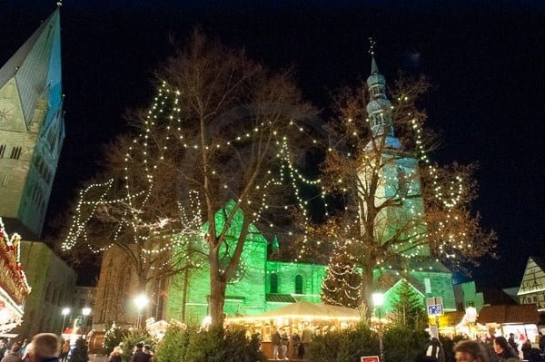 Der Petrikirchhof in Soest zum Soester Weihnachtsmarkt