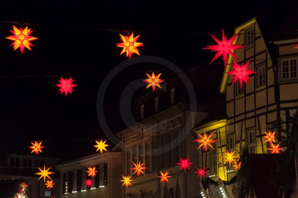 Soester Weihnachtsmarkt Sterne am Markt in Soest ©Werner Tigges