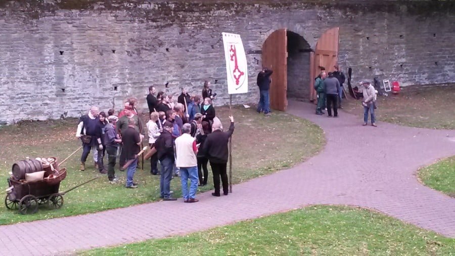 Soester Fehde 2015 Probe des Sturms auf die Stadt Soest von 1447 ©Werner Tigges