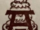 Logo Baumkuchen auf einem Briefumschlag Café Aecker Soest