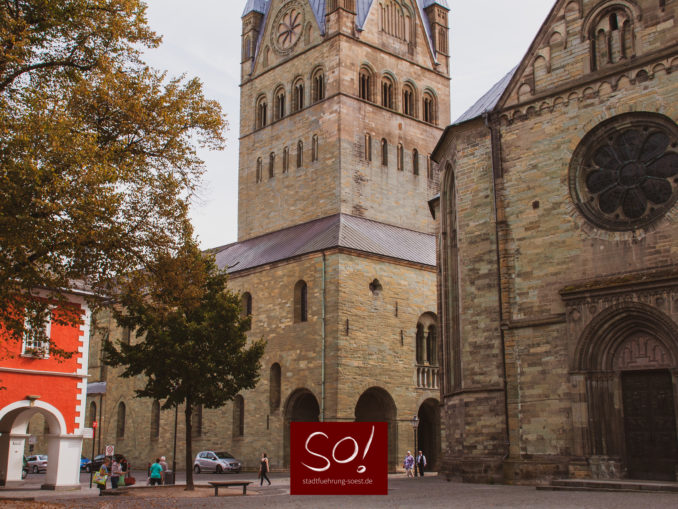 Dom, Petrikirche und Rathaus in Soest