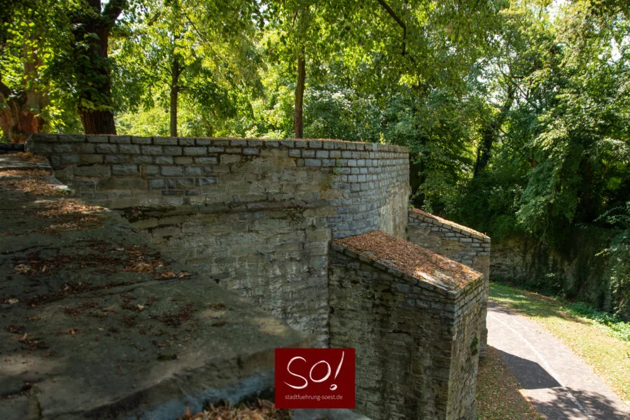 Die Mühlenbastion am Wall in Soest