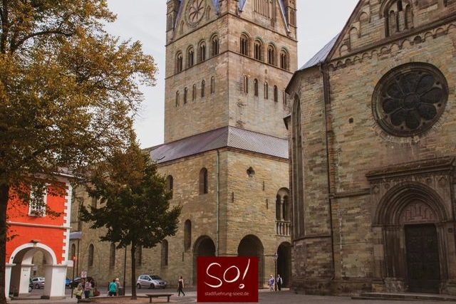 Soester Originale Patroklidom, Petrikirche und Rathaus ©Werner Tigges-stadtfuehrung-soest.de