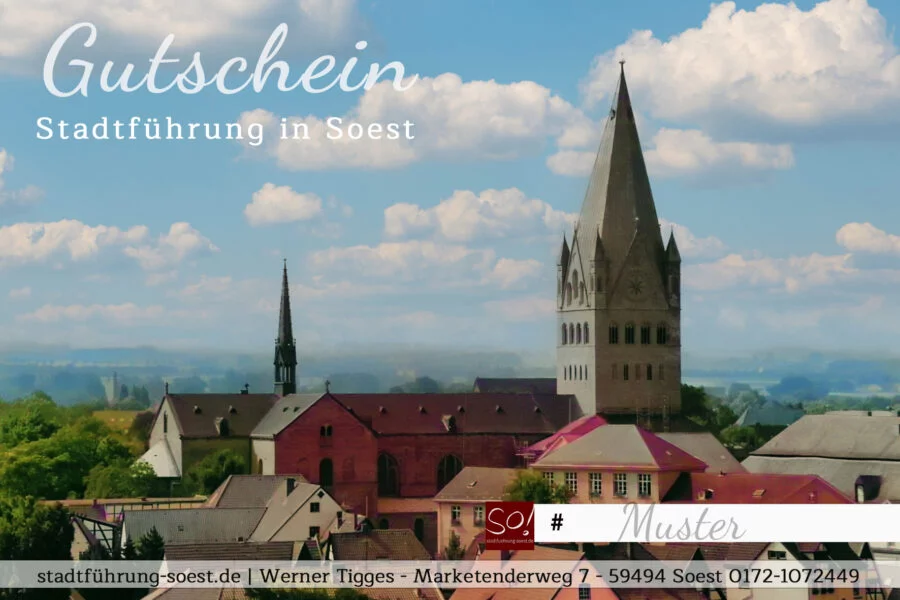 Sommergutschein - Stadtführung in Soest ©Werner Tigges