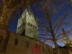 Öffentliche Stadtführung-Mein Grundsatz es muss nicht anstrengend sein-Der westfälische Turm vom Patrokli-Dom in Soest. Blick vom Rathaus Richtung Rathausstrasse Soester Grünsandstein im Abendlicht.
