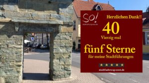 Stadtführung Soest 40 mal 5 Sterne Bewertungen