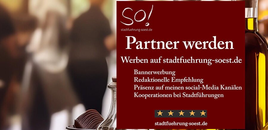 Partner werden stadtfuehrung-soest werbung Partner werden bei stadtfuhrung-soest.de Werbung für Ihr Geschäft